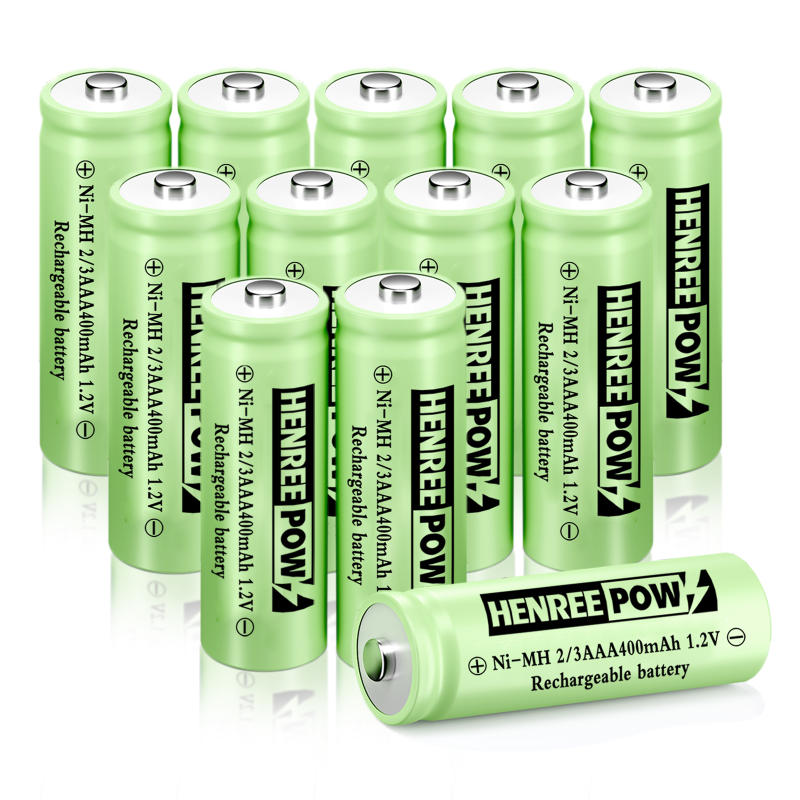 Henreepow 1.2V 600mAh AA Ni-MH Baterai Isi Ulang